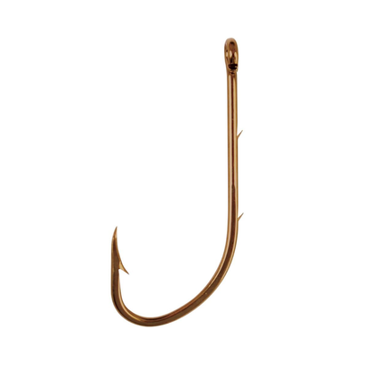 Eagle Claw Renegade Baitholder Fishing Hooks – Bronze, Size 6 | 20 Pack Bass & Walleye Hooks Eagle Claw