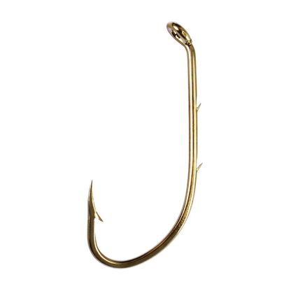 Eagle Claw Renegade Baitholder Fishing Hooks – Bronze, Size 6 | 20 Pack Bass & Walleye Hooks Eagle Claw