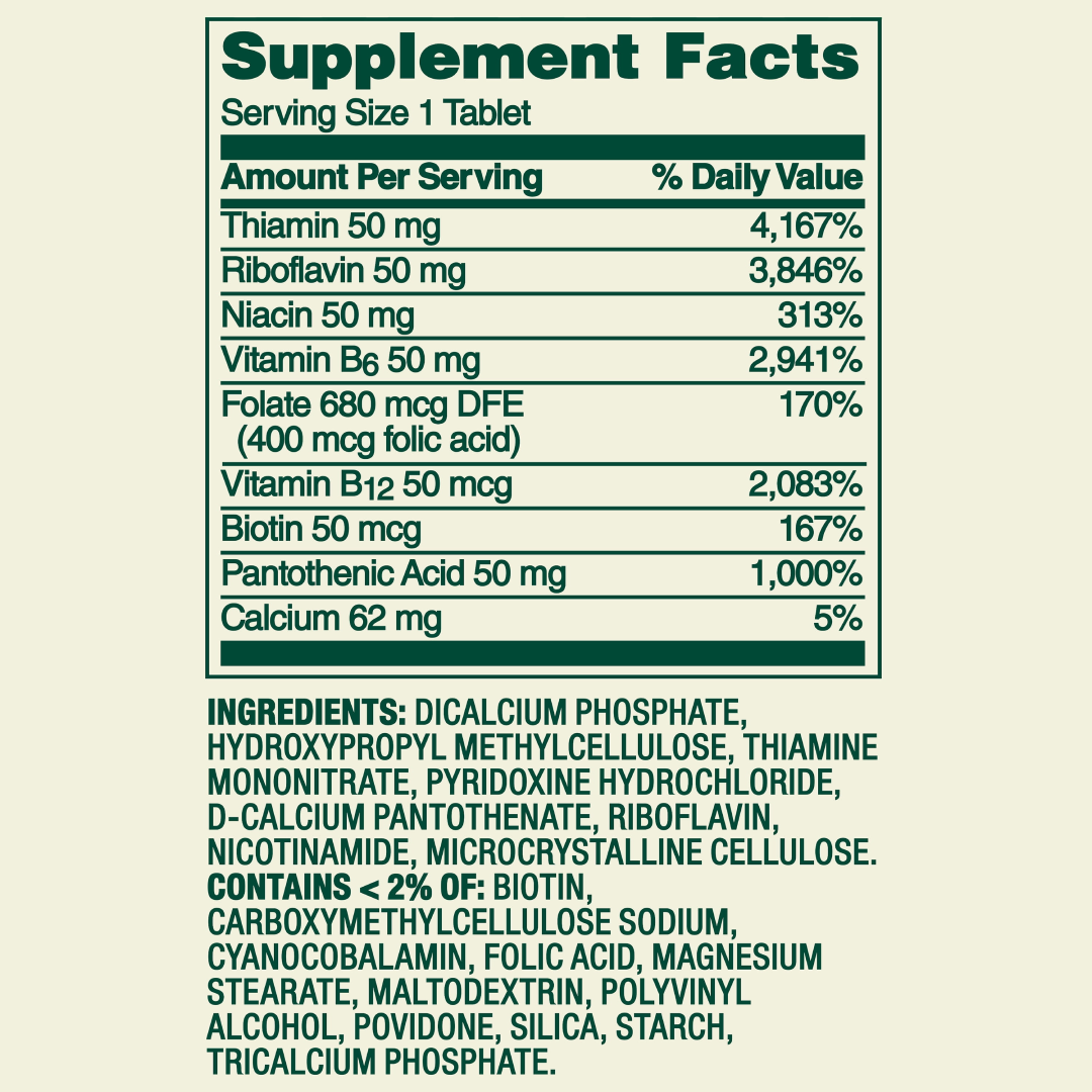 Spring Valley Vitamin B-50 Complex 60 Count Timed-Release | Energy & Metabolism Support Spring Valley