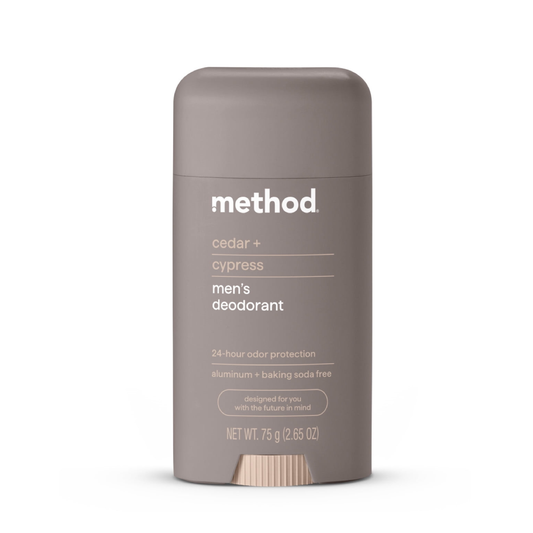 Method Solid Deodorant Cedar + Cypress 2.65 oz | Natural Aluminum-Free Odor Protection Method