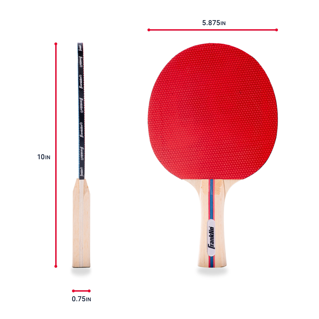 Franklin Sports Table Tennis Paddle Set 2 Player Kit with Balls | Complete Ping Pong Paddle Set Franklin