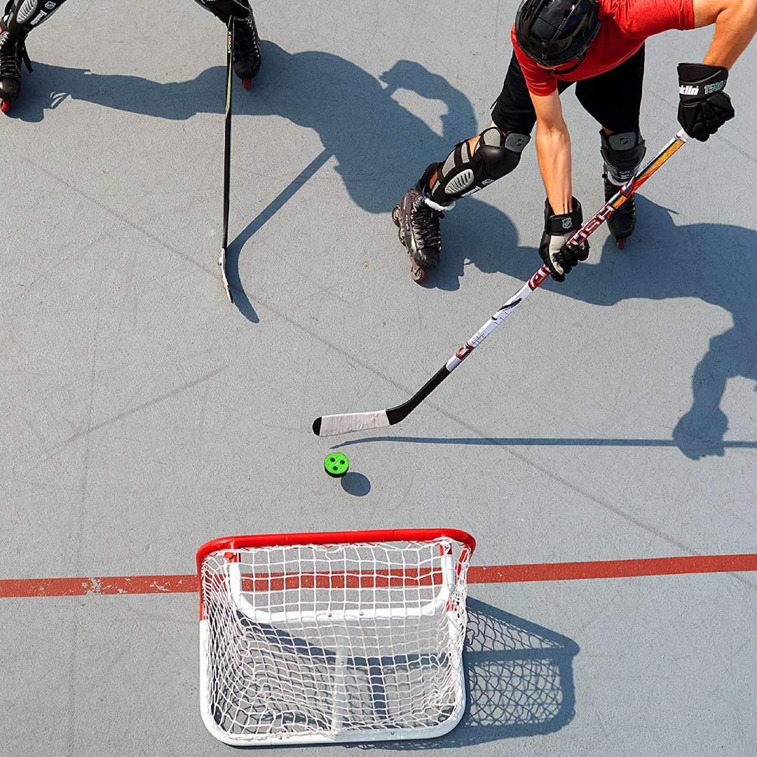 Franklin NHL Roll-A-Puck X3 – Official Hockey Training Puck Set | Stickhandling & Shooting Practice Franklin