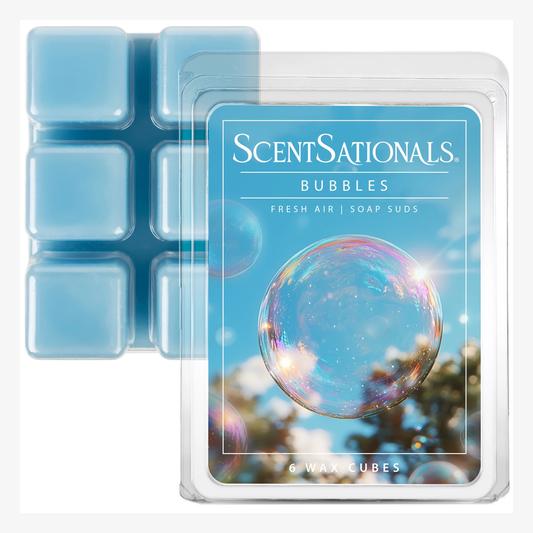 Bubbles Scented Wax Melts by ScentSationals 2.5 oz | Fresh Home Fragrance ScentSationals