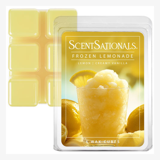 Frozen Lemonade Scented Wax Melts by ScentSationals 2.5 oz | Refreshing Citrus Home Fragrance ScentSationals