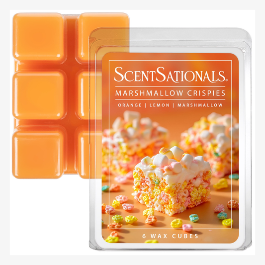 Marshmallow Crispies Scented Wax Melts by ScentSationals 2.5 oz | Sweet & Cozy Home Fragrance ScentSationals