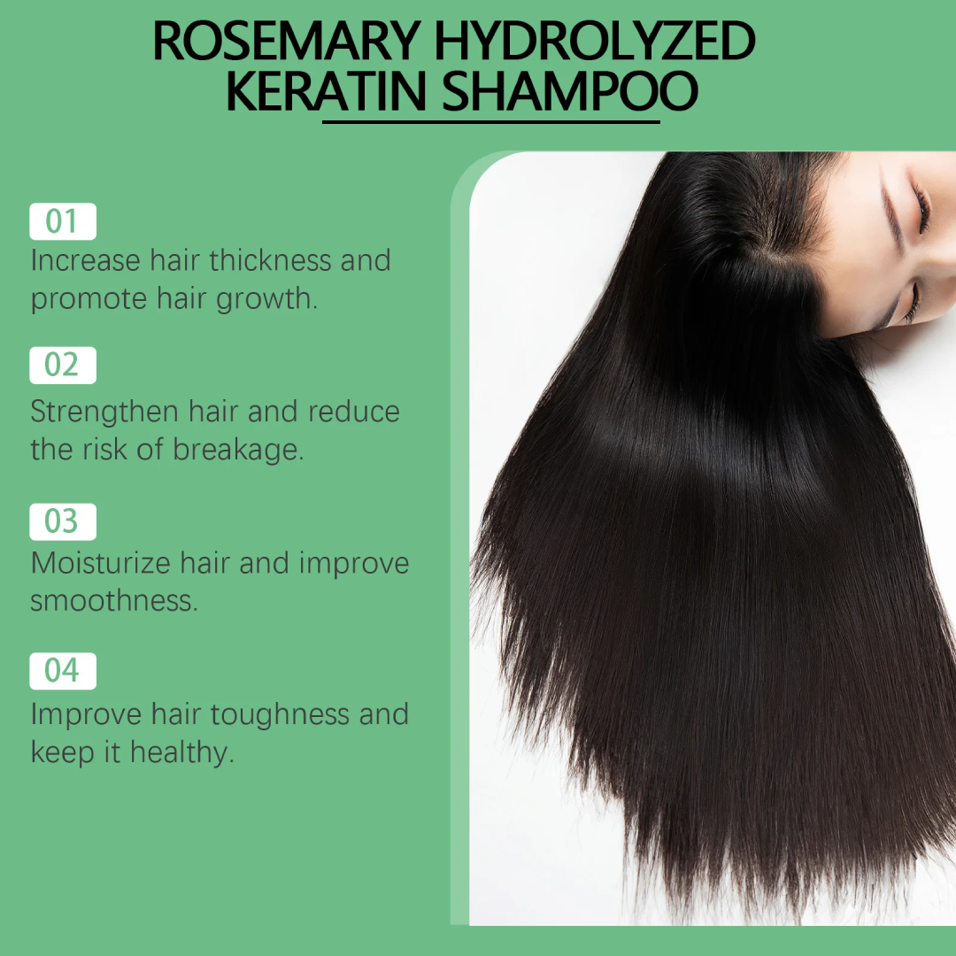 Rosemary Hair Growth Shampoo – Thickening & Repair for Damaged Hair Hoegoa