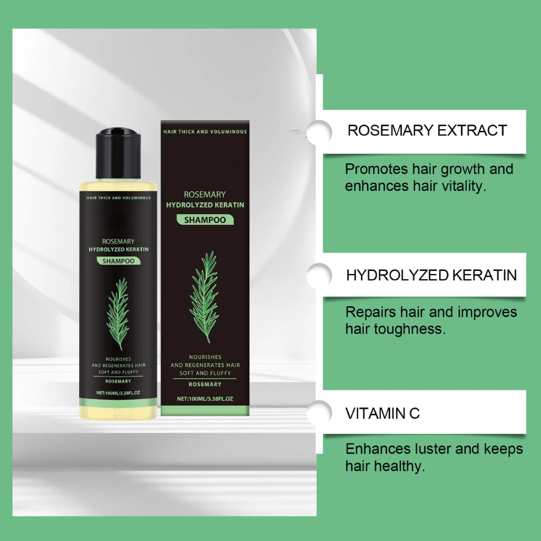 Rosemary Hair Growth Shampoo – Thickening & Repair for Damaged Hair Hoegoa