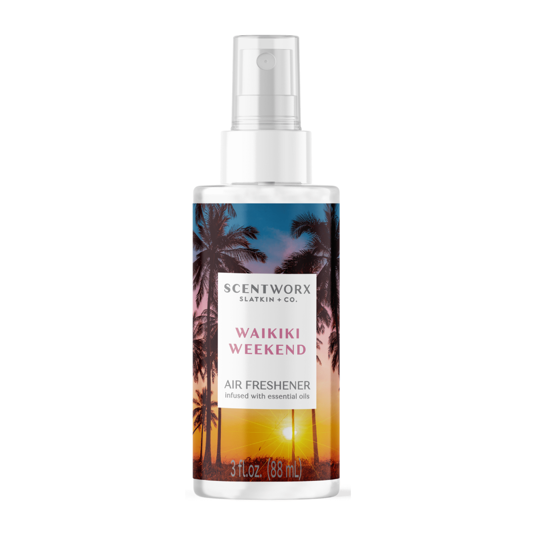 ScentWorx Waikiki Weekend Auto Air Freshener Spray – Tropical Car Fragrance