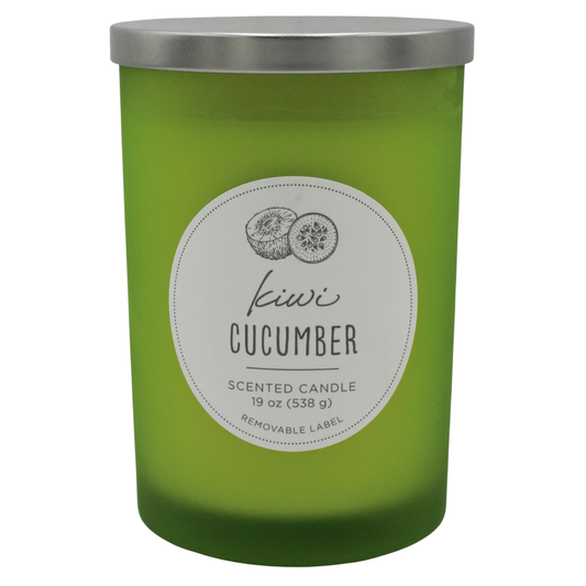 Chesapeake Bay Kiwi Cucumber Jar Candle – 2-Wick Fresh Scent (19 oz) Chesapeake Bay