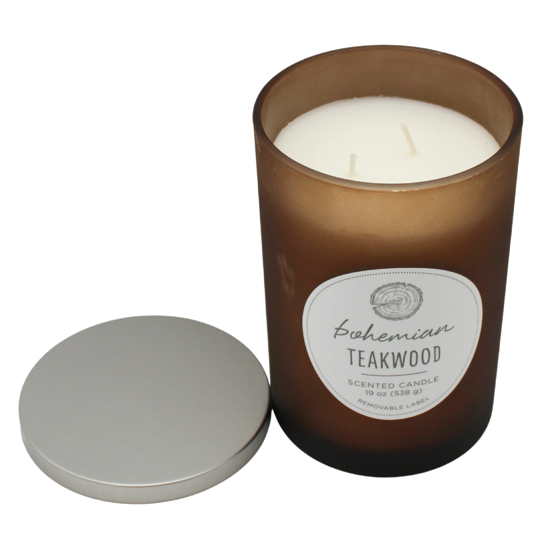 Chesapeake Bay Jar Candle – Bohemian Teakwood – 2-Wick (19 oz) Chesapeake Bay