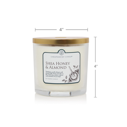Chesapeake Bay Shea Honey & Almond Jar Candle – 3-Wick, 14 oz Chesapeake Bay