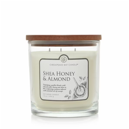 Chesapeake Bay Shea Honey & Almond Jar Candle – 3-Wick, 14 oz Chesapeake Bay