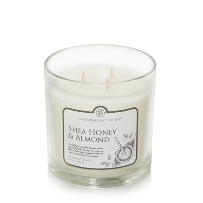 Chesapeake Bay Shea Honey & Almond Jar Candle – 3-Wick, 14 oz Chesapeake Bay