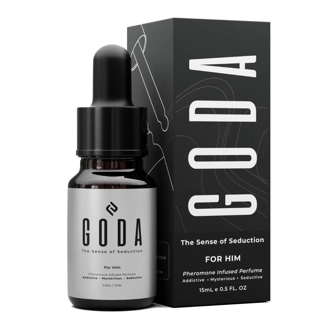 GODA Pheromones Perfume for Men – The Original Long-Lasting Fragrance | Spicy, Fresh & Floral Musky | Vegan & Cruelty-Free | 15 ml GODA