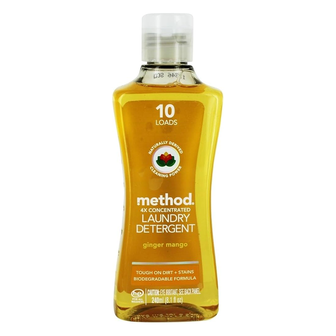 Method Laundry Detergent 8.1 FL OZ | 10 Loads | Ginger Mango or Fresh Air Method