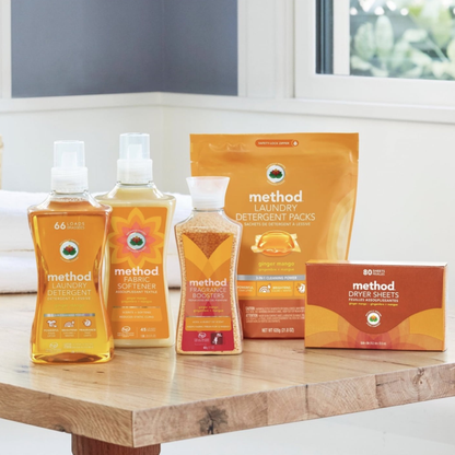 Method Laundry Detergent 8.1 FL OZ | 10 Loads | Ginger Mango or Fresh Air Method
