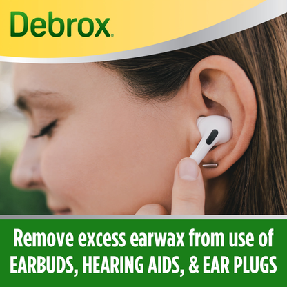 Debrox Ear Wax Removal Drops – Gentle Microfoam 0.5 fl oz Debrox