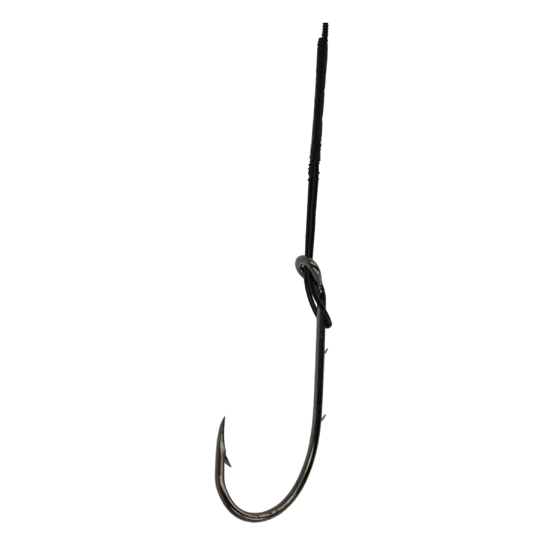 Lazer Sharp 9135H-3/0 Nylawire Premium Snelled Fishhook – Black Eagle Claw