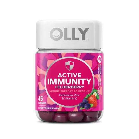 OLLY Active Immunity Elderberry Gummy Supplement