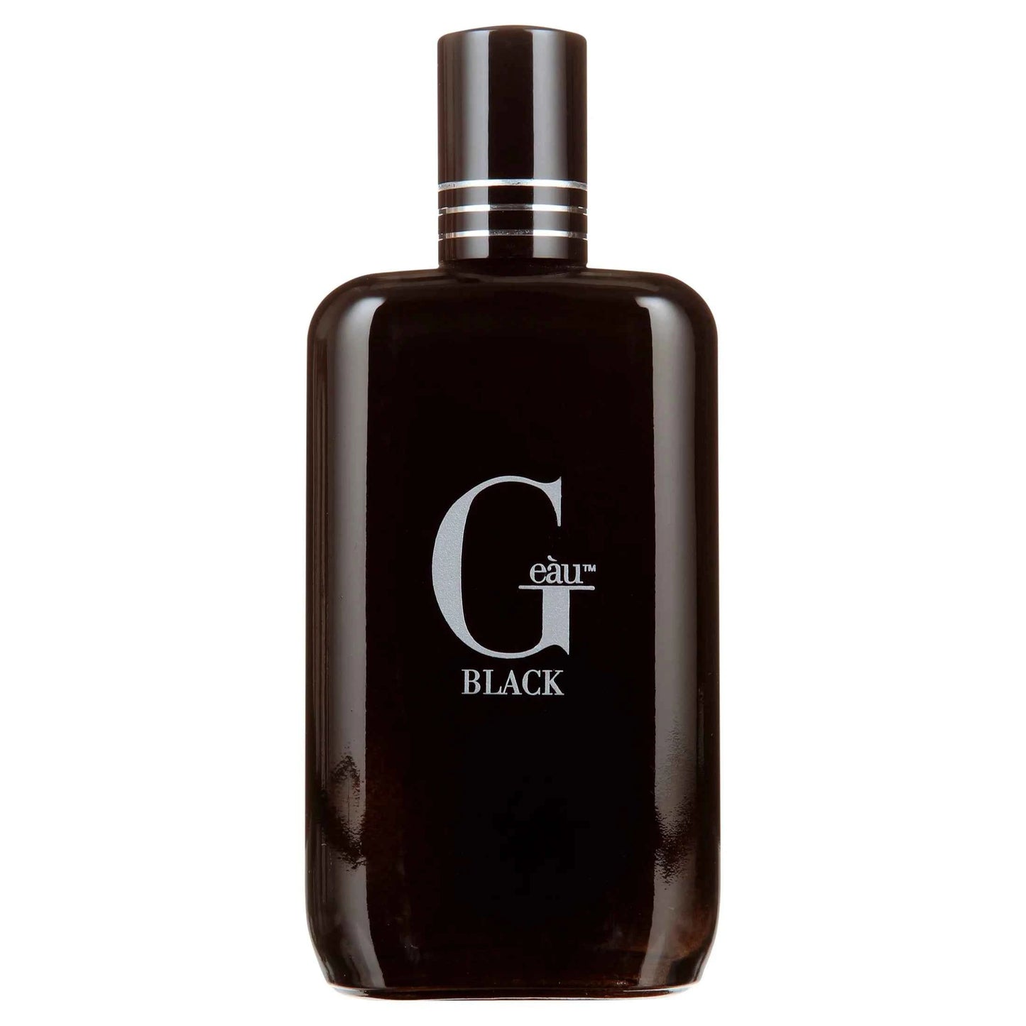 Parfums Geàu Black for Men Eau De Toilette Spray - Bold & Modern Scent, 3.4 fl oz
