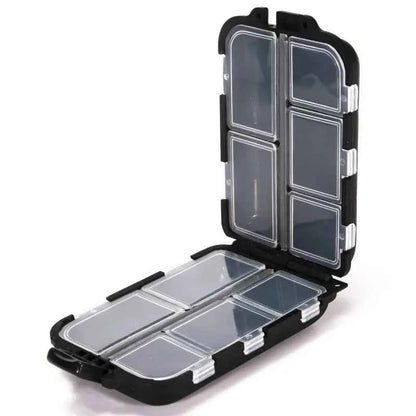 10-Grid Fishing Accessories Storage Box – Double-Sided