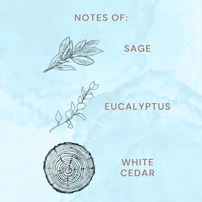 Allswell Mindful Room & Linen Spray – Sage, Eucalyptus & White Cedar – 3.4 fl oz (100mL)