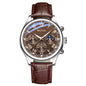 Men's Luxury Quartz Watch – Waterproof, Luminous, Leather Strap, Business & Sport Style