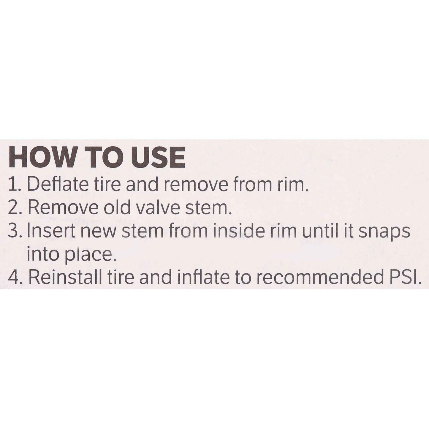 Slime TR413 Tubeless Tire Valve Stem Replacement – Black Rubber, Model 2080A