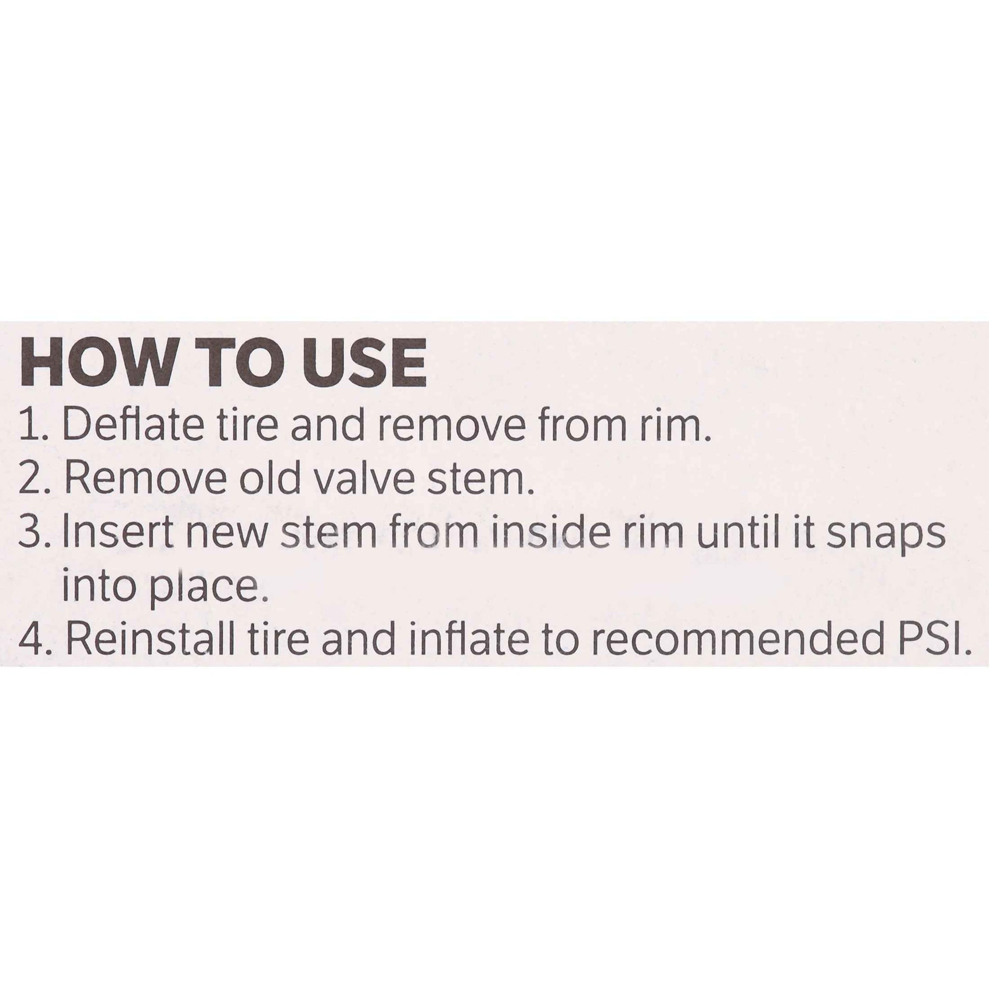 Slime TR413 Tubeless Tire Valve Stem Replacement – Black Rubber, Model 2080A