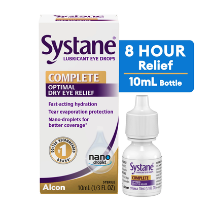 Systane Complete Dry Eye Care Symptom Relief Eye Drops 10 ml Systane