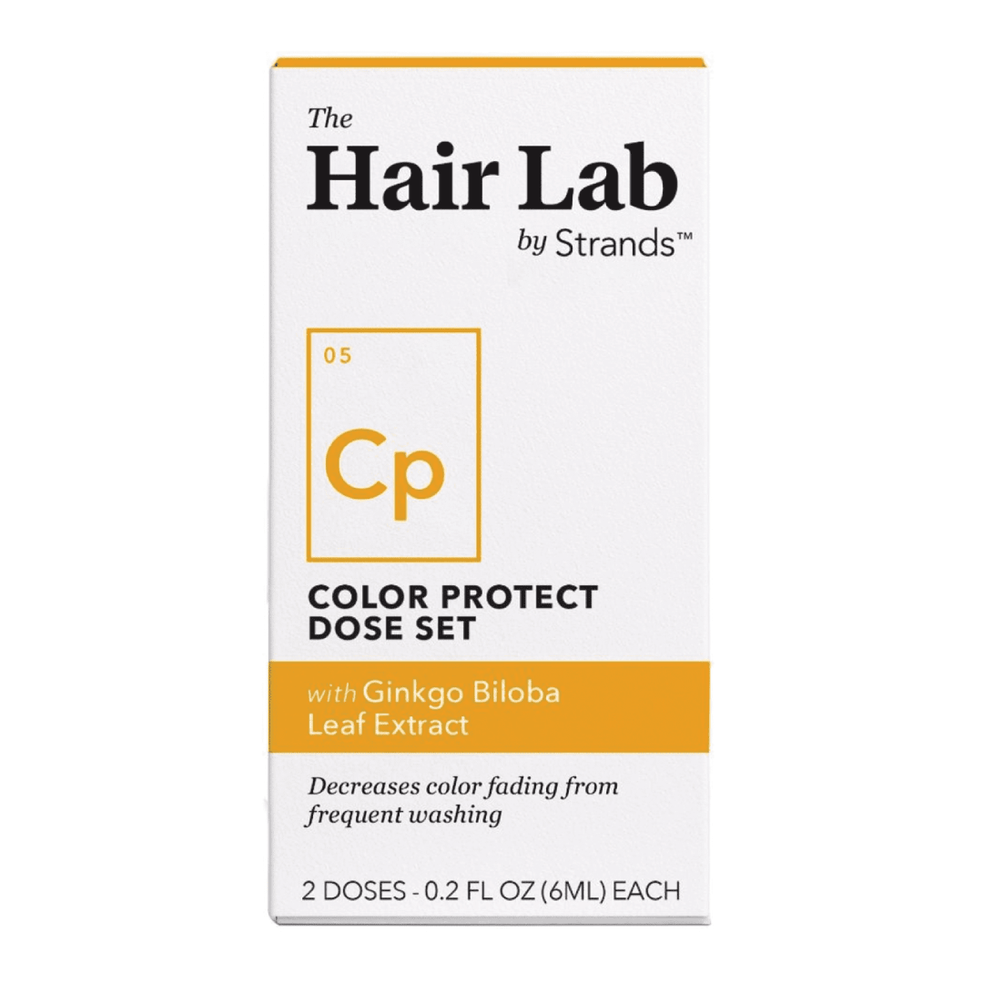 The Hair Lab Color Protect Custom Shampoo and Conditioner Dose Set with Ginkgo Biloba Leaf Extract – 2 x 0.2 oz. The Hair Lab