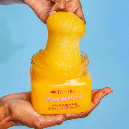 Tree Hut Passionfruit Sol Shea Butter Sugar Body Scrub - 18 oz