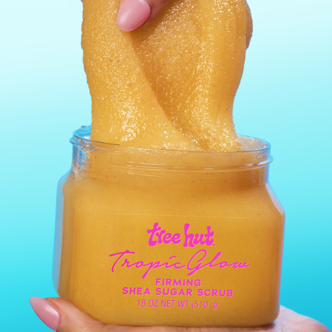 Tree Hut Tropic Glow Firming Shea Sugar Body Scrub – 18 oz Tree Hut