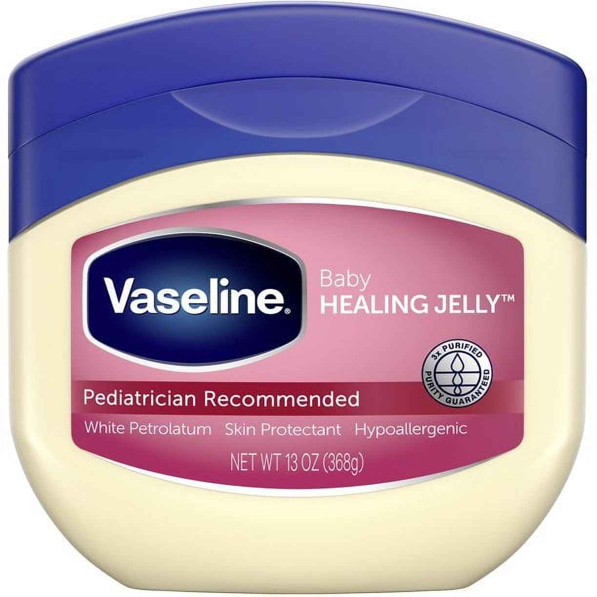 Vaseline Baby Skincare Protective & Pure Petroleum Jelly, 13 oz – Hypoallergenic Moisturizer for Delicate Baby Skin