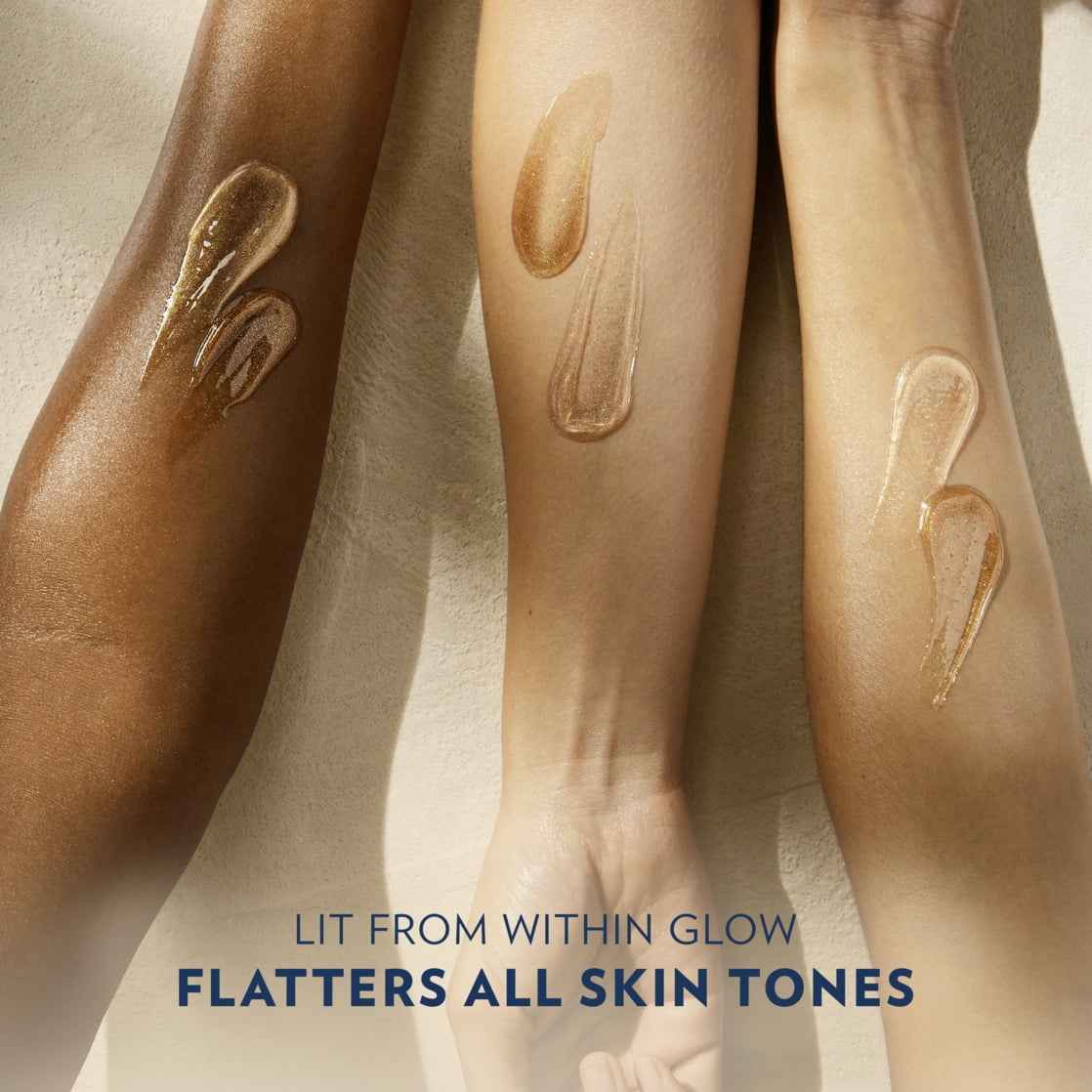 Vaseline Glazed & Glisten Shimmering Body Gel Oil, Sunlit Glow – Vanilla & Cocoa Butter, 6.8 oz