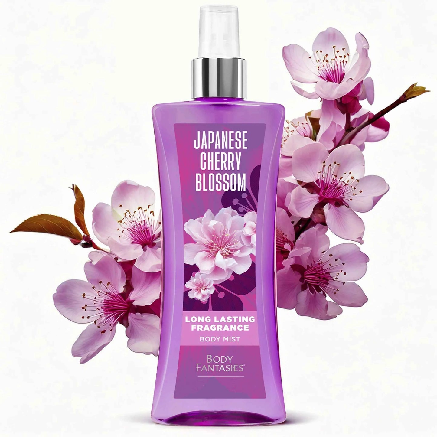 Body Fantasies Signature Japanese Cherry Blossom Body Spray – 3.2 fl oz