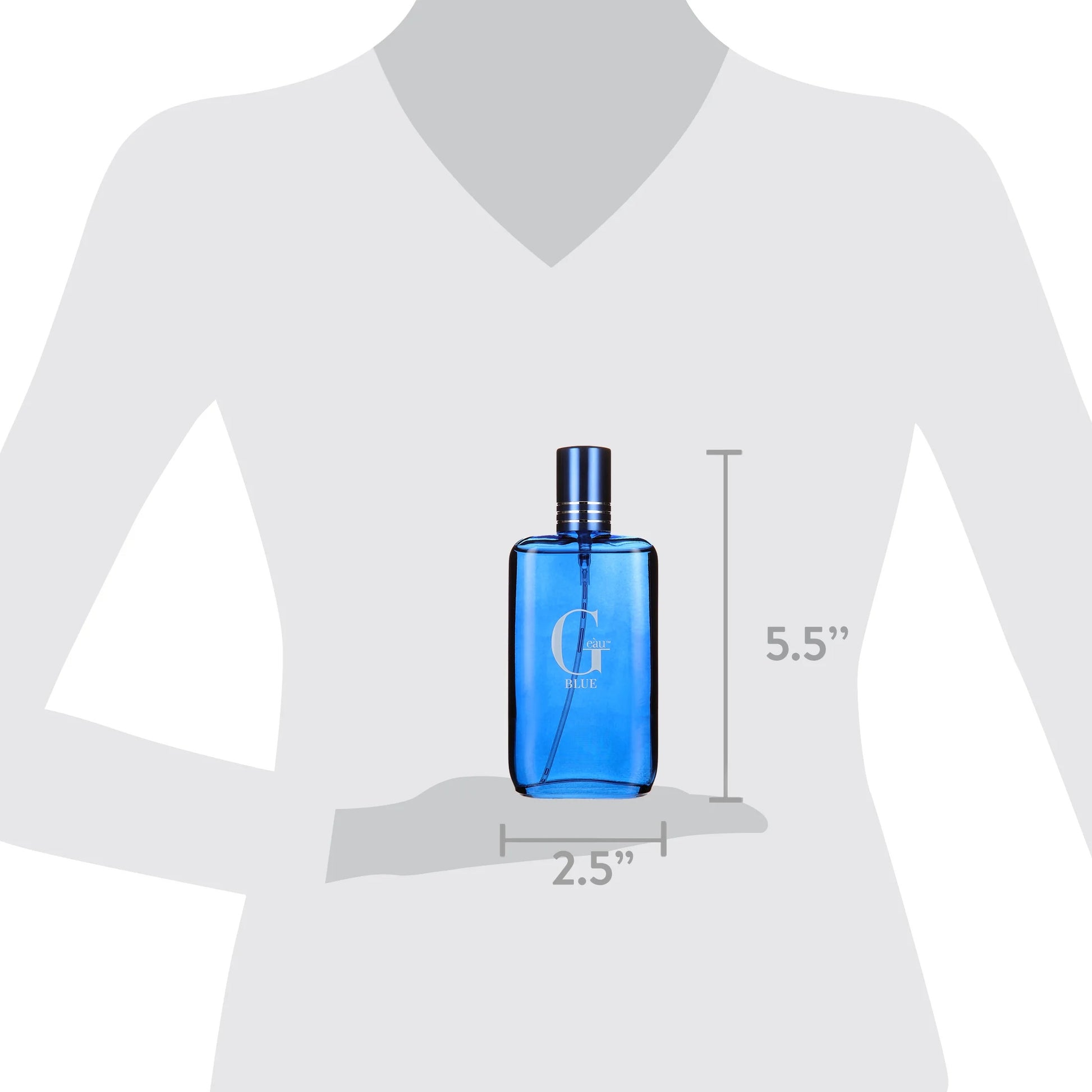 Parfums Geàu Blue Cologne for Men – Coastal Citrus-Woody Scent, 3.4 fl oz