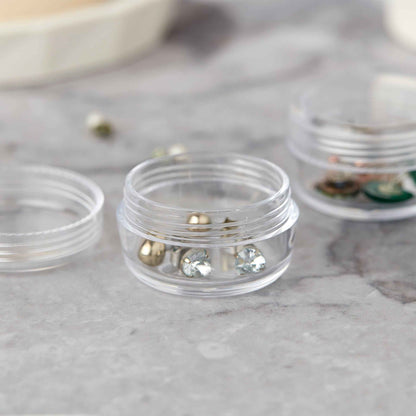 Equate Plastic Travel Jar – 1 oz Refillable Containers (2 Pack) – TSA Approved – Color May Vary