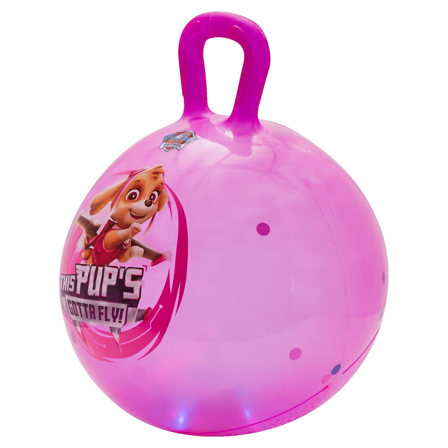 Skye Paw Patrol LED Hopper Ball – Light-Up Bouncer for Kids Ages 3+, Indoor & Outdoor Play