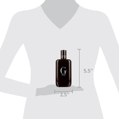 Parfums Geàu Black for Men Eau De Toilette Spray - Bold & Modern Scent, 3.4 fl oz