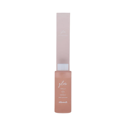 Allswell Glow Scented Reed Diffuser – Vanilla, Pear & Coconut – 3 Fl Oz (90mL) with 8 Synthetic Reeds