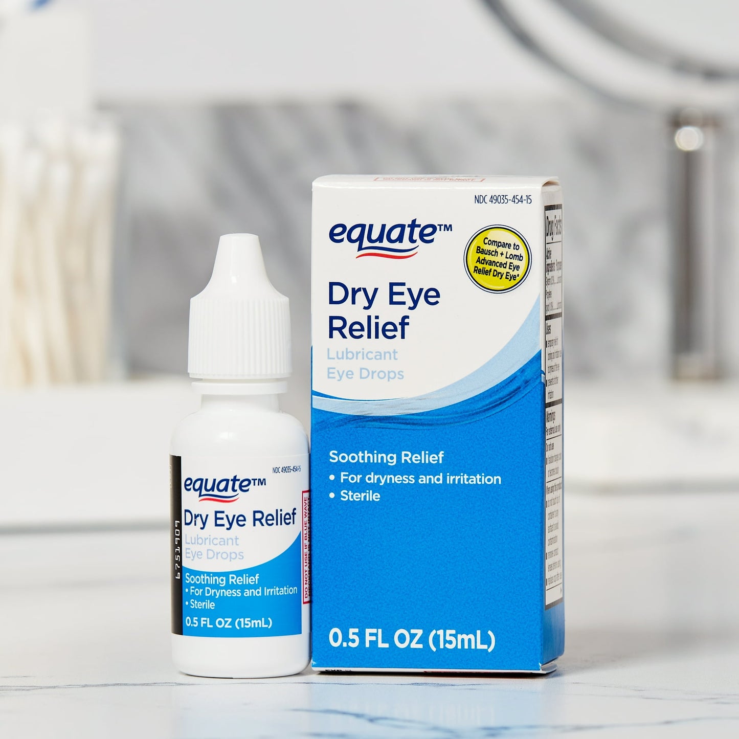 Equate Dry Eye Relief Lubricant Eye Drops – 0.5 fl oz
