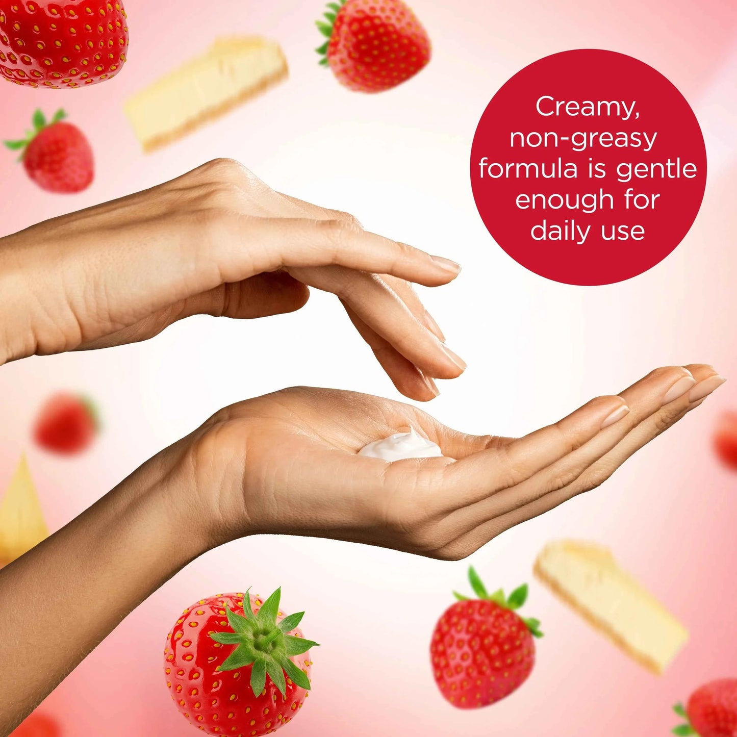 Bodycology Shea Butter Body Cream – Strawberry Cheesecake, 8 oz | Rich Moisturizing Body Lotion