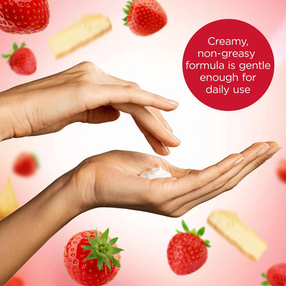 Bodycology Shea Butter Body Cream – Strawberry Cheesecake, 8 oz | Rich Moisturizing Body Lotion