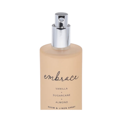 Allswell Embrace (Vanilla + Sugarcane + Almond) Scented Room & Linen Spray 3.4 Fl oz (100mL)