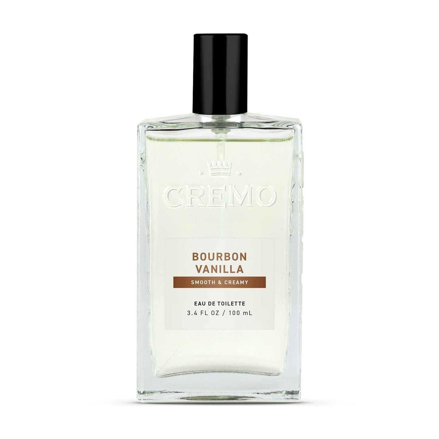 Cremo Cologne for Men, Bourbon Vanilla – Distinctive & Long-Lasting Scent, 3.4 Oz