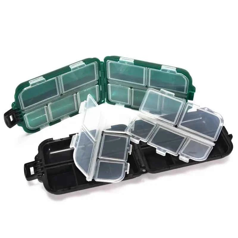 10-Grid Fishing Accessories Storage Box – Double-Sided
