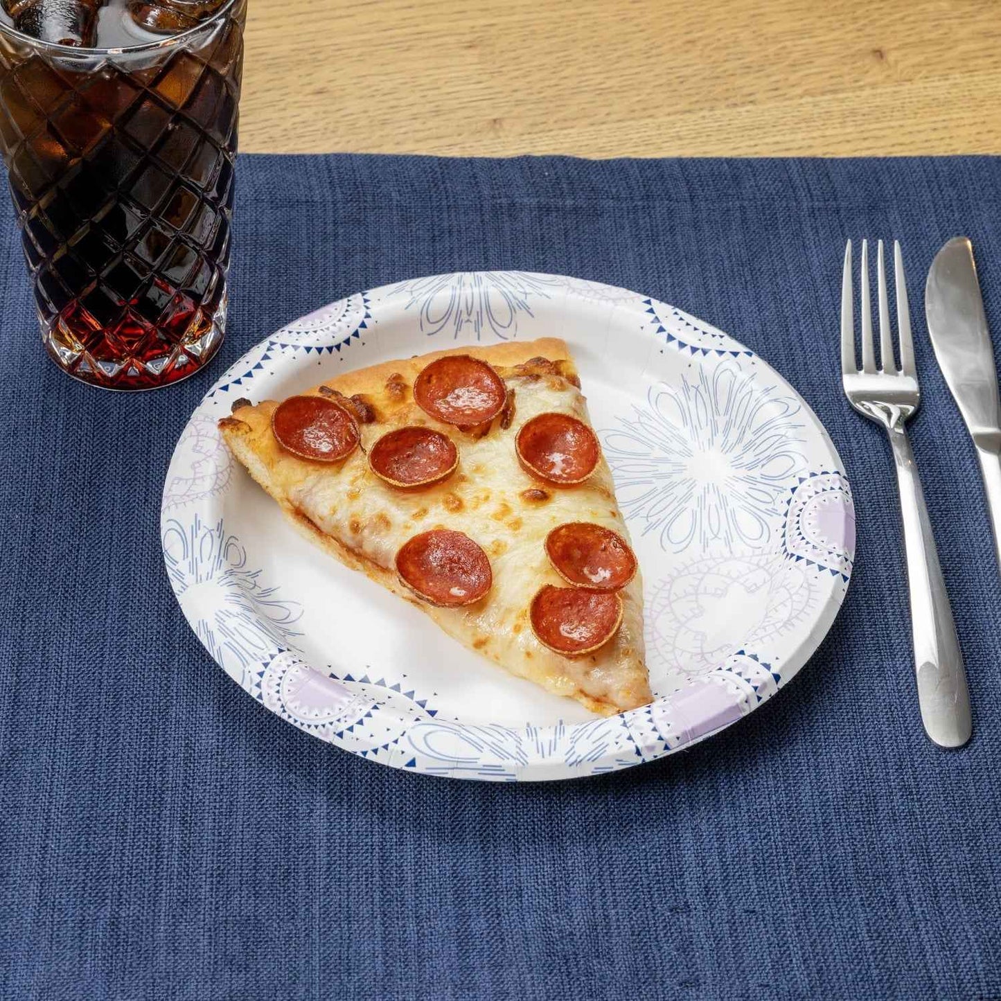 Great Value Disposable Paper Plates – 8.5 Inch – Durable, Cut-Resistant & Convenient for Parties, Picnics and Everyday Use