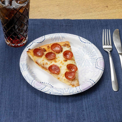 Great Value Disposable Paper Plates – 8.5 Inch – Durable, Cut-Resistant & Convenient for Parties, Picnics and Everyday Use