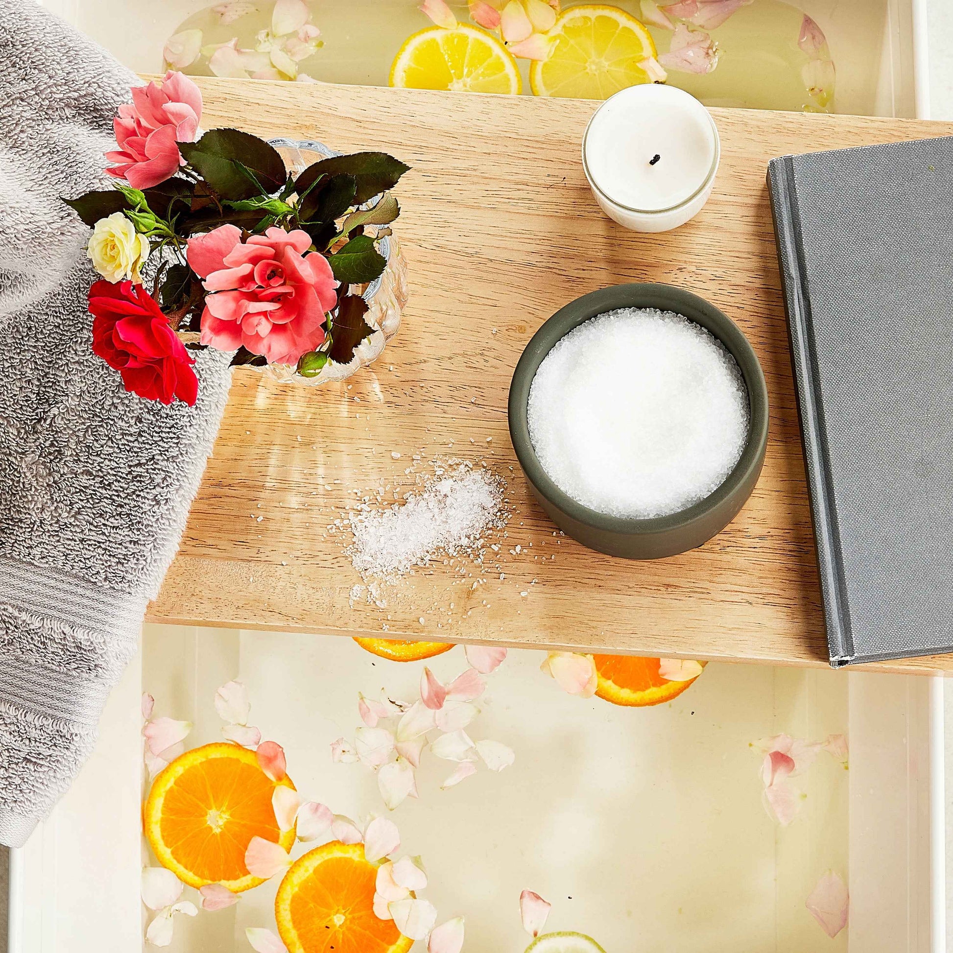 Equate Epsom Salt Bath Soak with Rose Oil & Milk Protein, 3 lb – Soft Skin & Relaxation